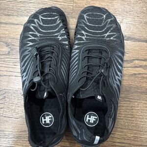 HF Men's Water Shoes Black US Size 9.5 Medium for Water Sports